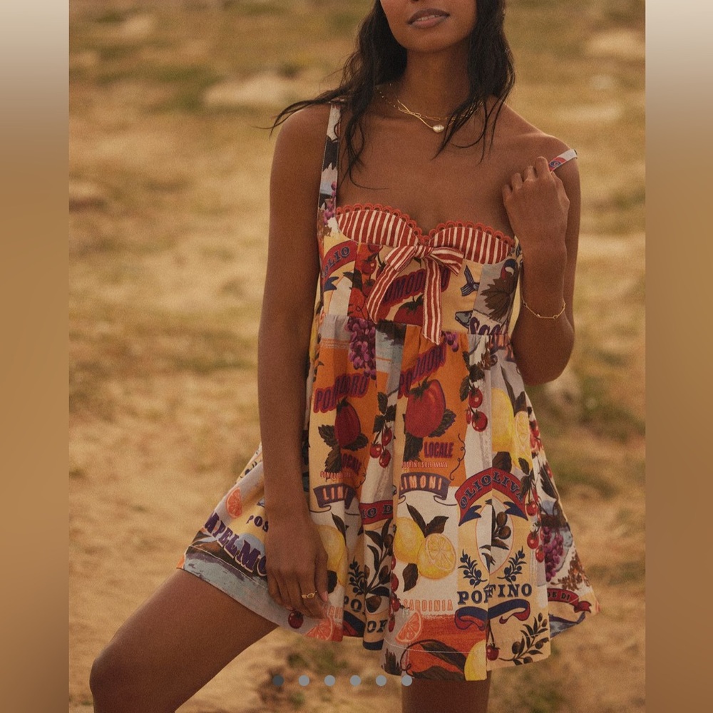 Maeve Layered Bustier Romper